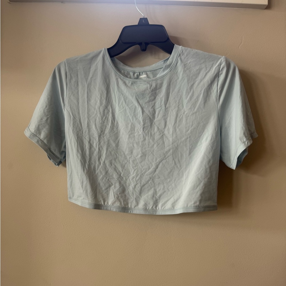 Skims Sky Fits Everybody Crop top Size 2XL NWT